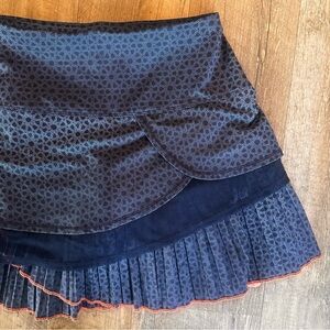 Lucky in Love Pleated 3 Tier Tennis Skirt